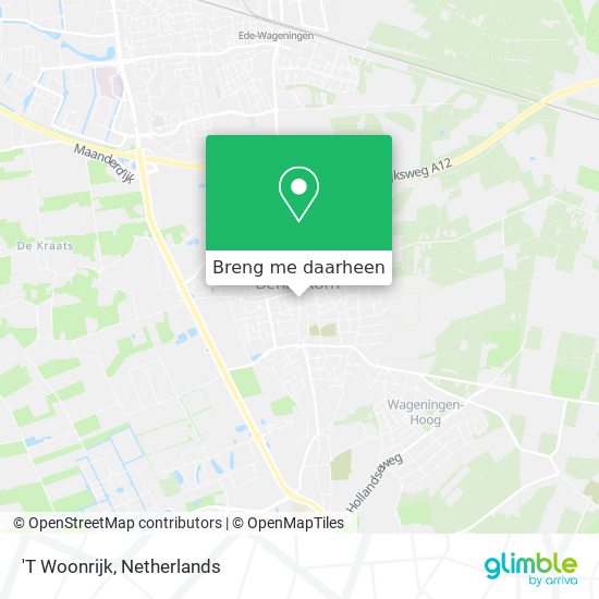 'T Woonrijk kaart