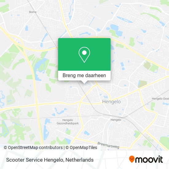 Scooter Service Hengelo kaart