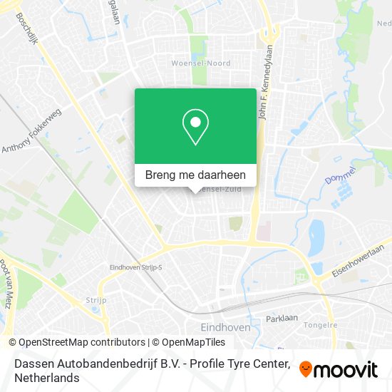 Dassen Autobandenbedrijf B.V. - Profile Tyre Center kaart