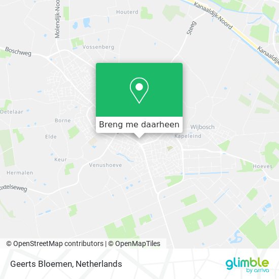 Geerts Bloemen kaart