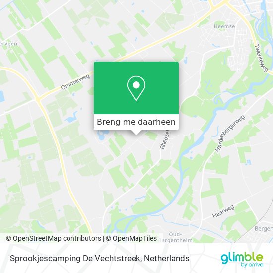 Sprookjescamping De Vechtstreek kaart