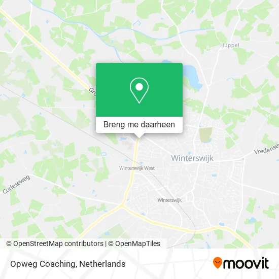 Opweg Coaching kaart
