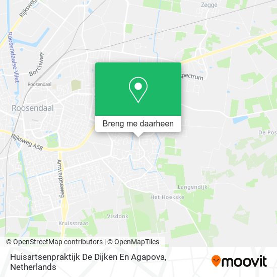 Huisartsenpraktijk De Dijken En Agapova kaart