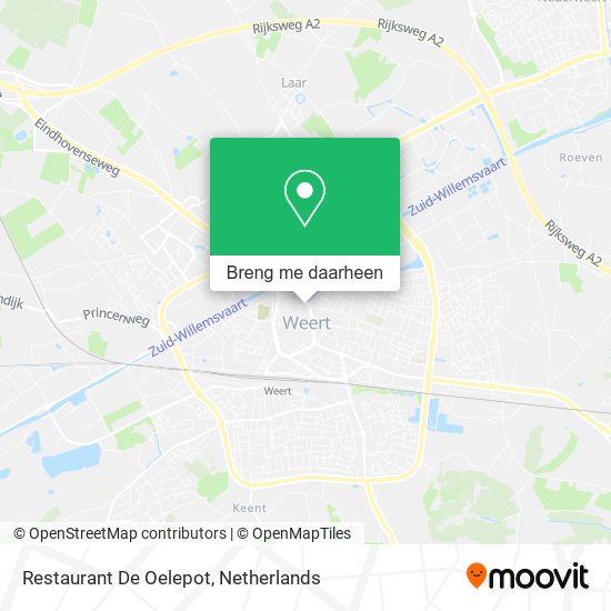Restaurant De Oelepot kaart
