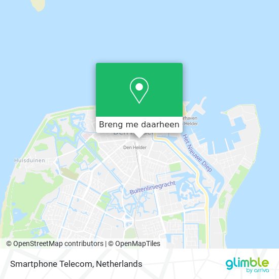 Smartphone Telecom kaart