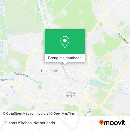 Glenn's Kitchen kaart