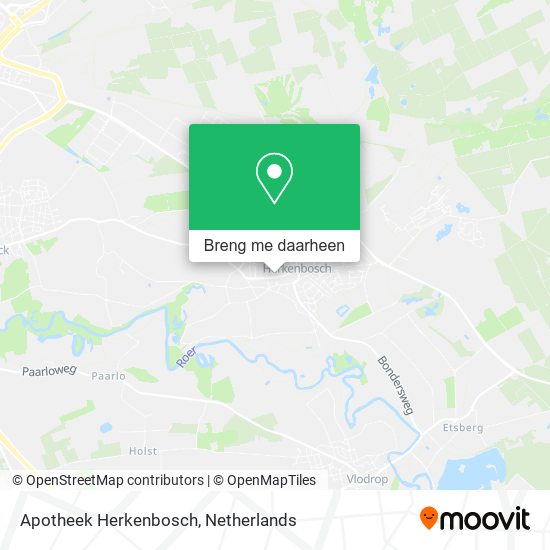Apotheek Herkenbosch kaart