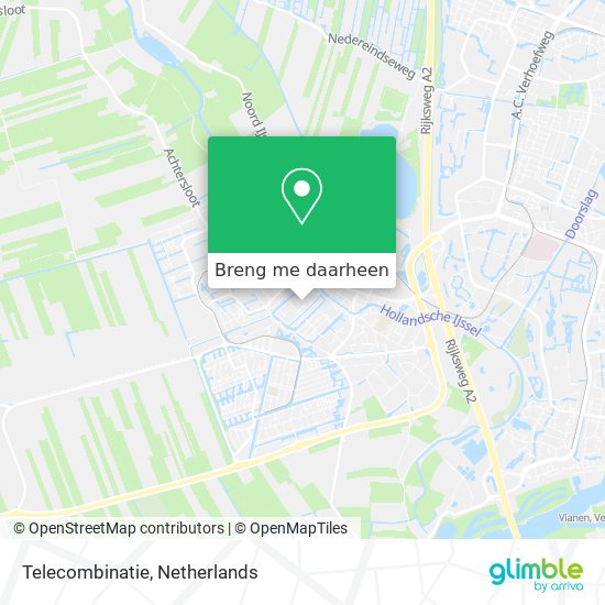 Telecombinatie kaart