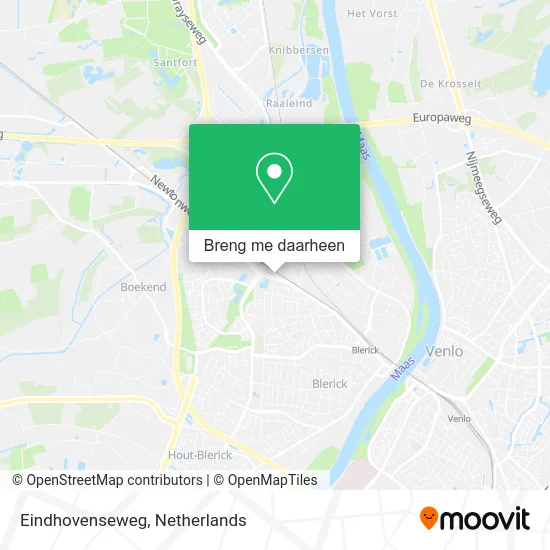 Eindhovenseweg kaart