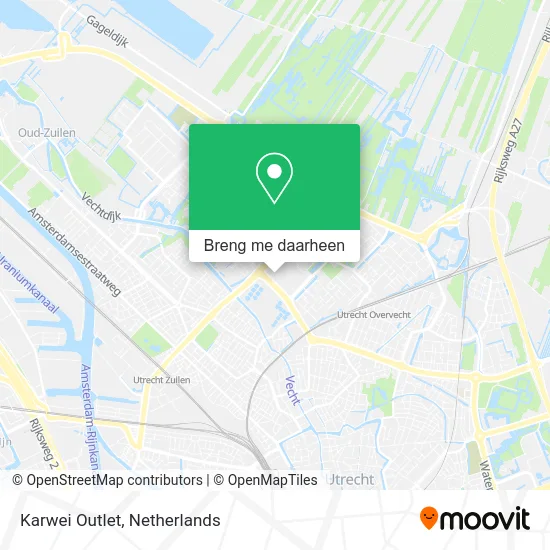 Karwei Outlet kaart