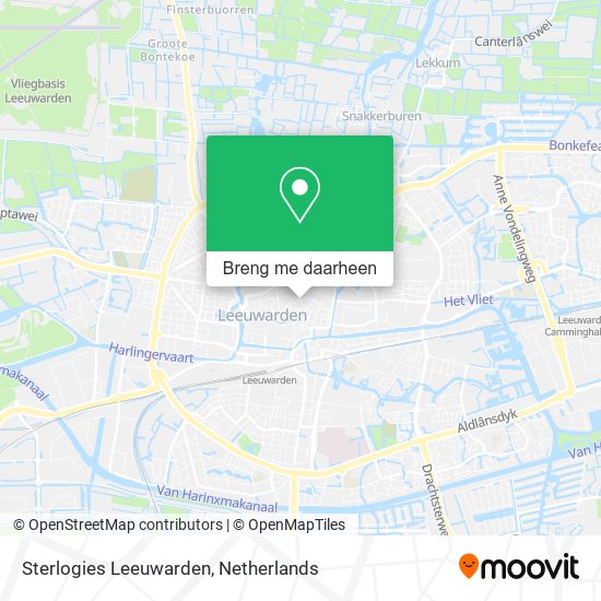 Sterlogies Leeuwarden kaart