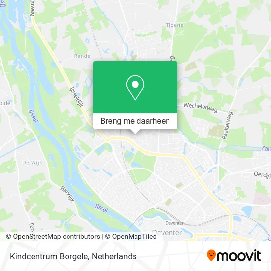 Kindcentrum Borgele kaart