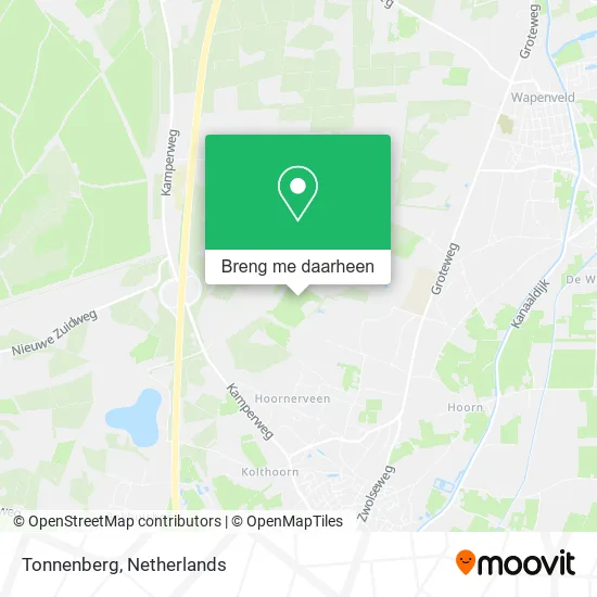 Tonnenberg kaart