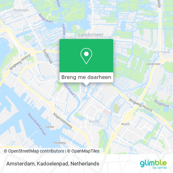 Amsterdam, Kadoelenpad kaart