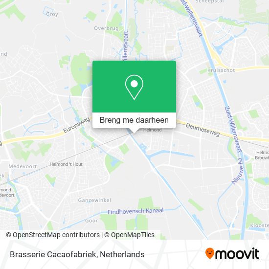 Brasserie Cacaofabriek kaart