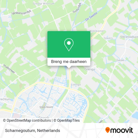 Scharnegoutum kaart