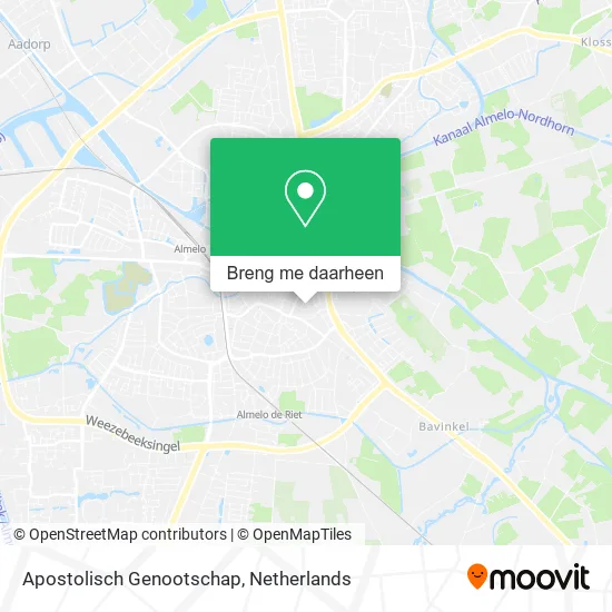 Apostolisch Genootschap kaart