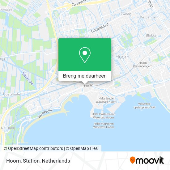 Hoorn, Station kaart