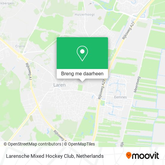 Larensche Mixed Hockey Club kaart