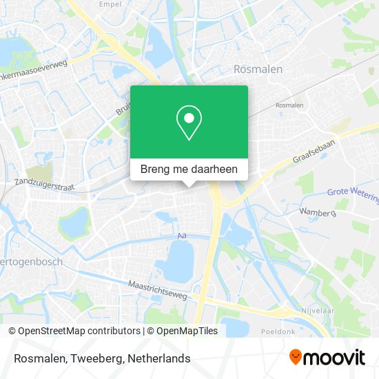 Rosmalen, Tweeberg kaart