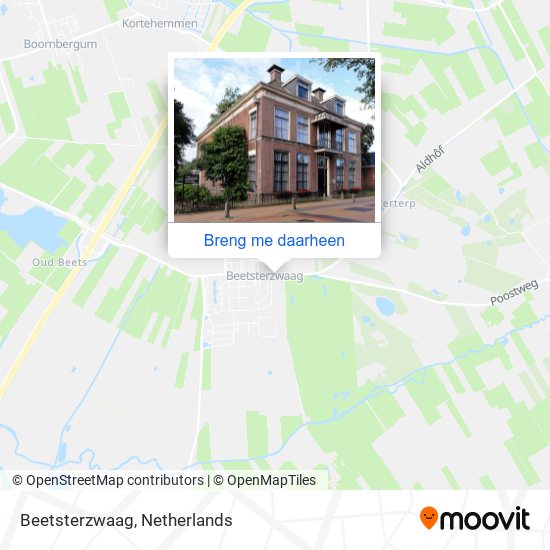 Beetsterzwaag kaart