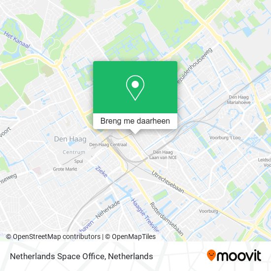 Netherlands Space Office kaart