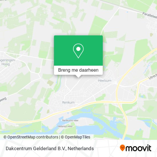 Dakcentrum Gelderland B.V. kaart