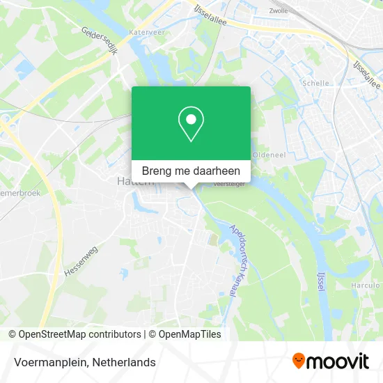 Voermanplein kaart