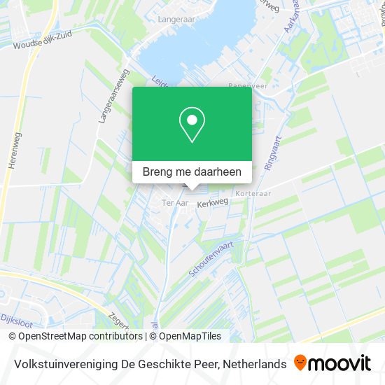 Volkstuinvereniging De Geschikte Peer kaart