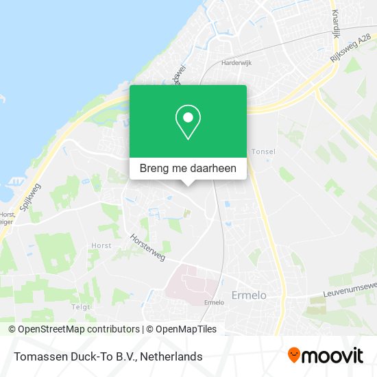 Tomassen Duck-To B.V. kaart
