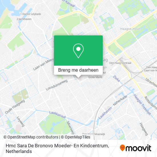 Hmc Sara De Bronovo Moeder- En Kindcentrum kaart