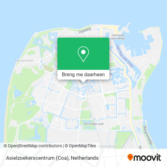 Asielzoekerscentrum (Coa) kaart