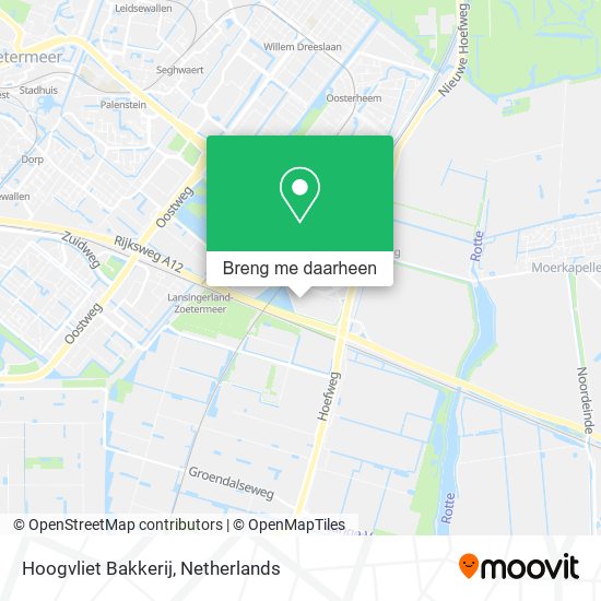Hoogvliet Bakkerij kaart