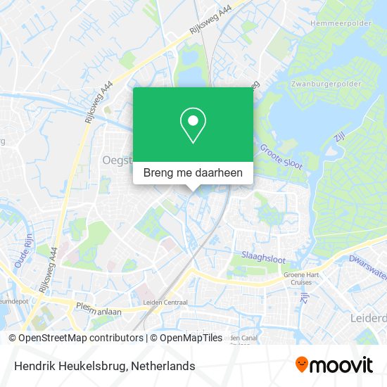Hendrik Heukelsbrug kaart