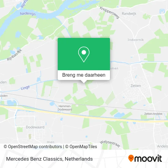 Mercedes Benz Classics kaart