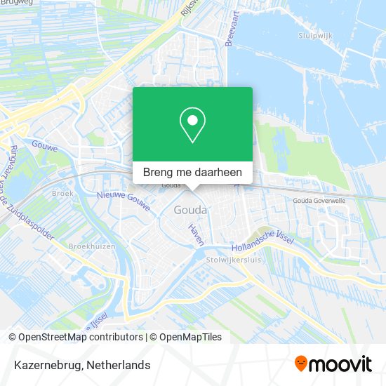 Kazernebrug kaart