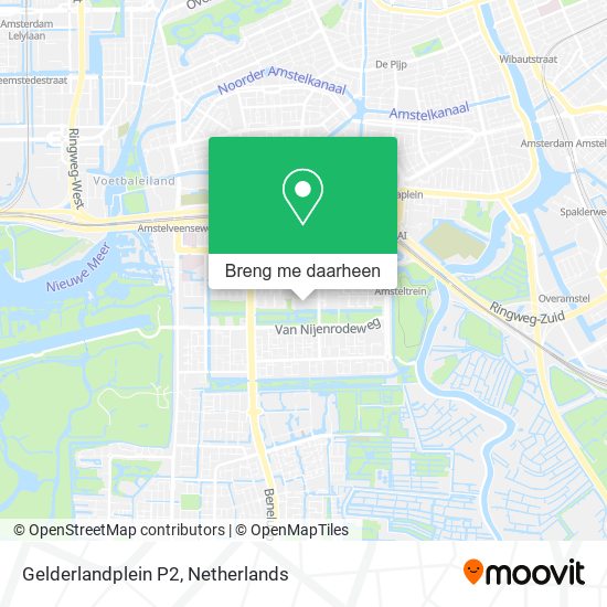 Gelderlandplein P2 kaart