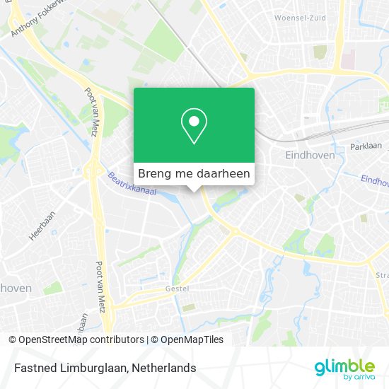 Fastned Limburglaan kaart