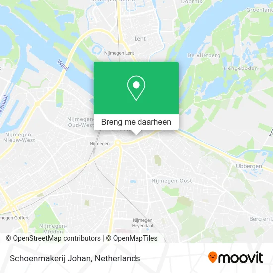 Schoenmakerij Johan kaart