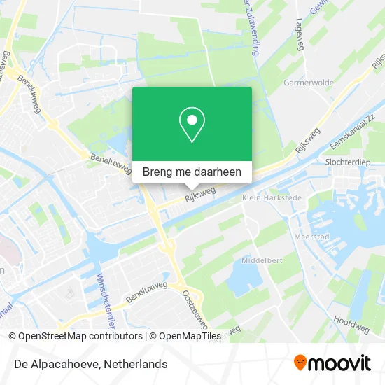 De Alpacahoeve kaart