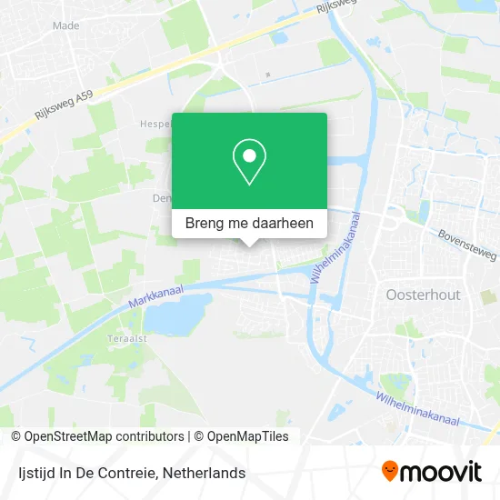 Ijstijd In De Contreie kaart