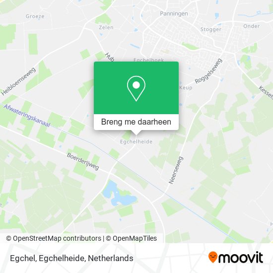Egchel, Egchelheide kaart