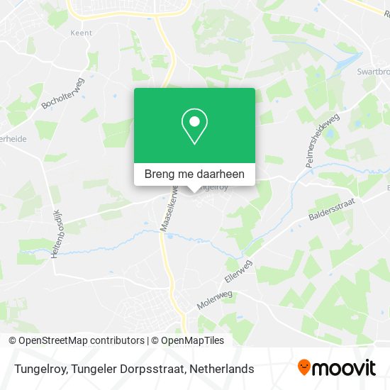 Tungelroy, Tungeler Dorpsstraat kaart