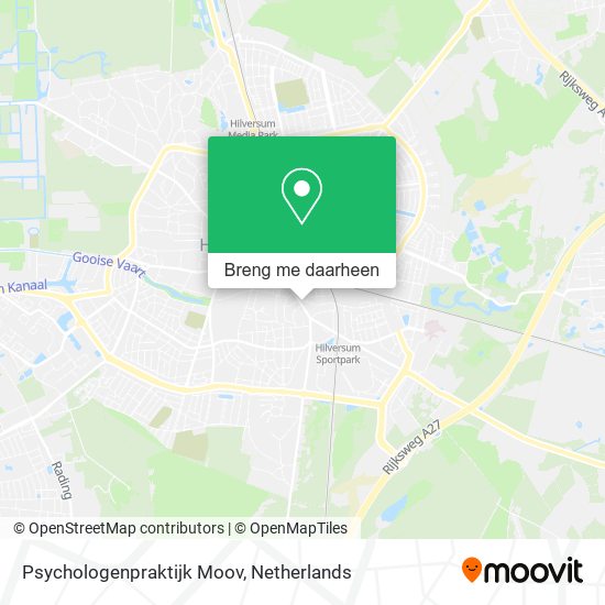 Psychologenpraktijk Moov kaart