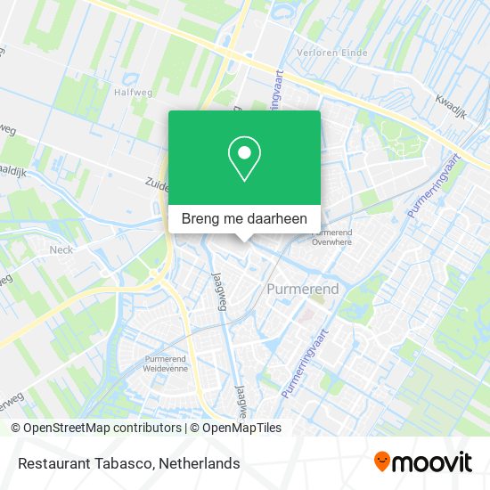 Restaurant Tabasco kaart