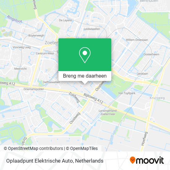 Oplaadpunt Elektrische Auto kaart