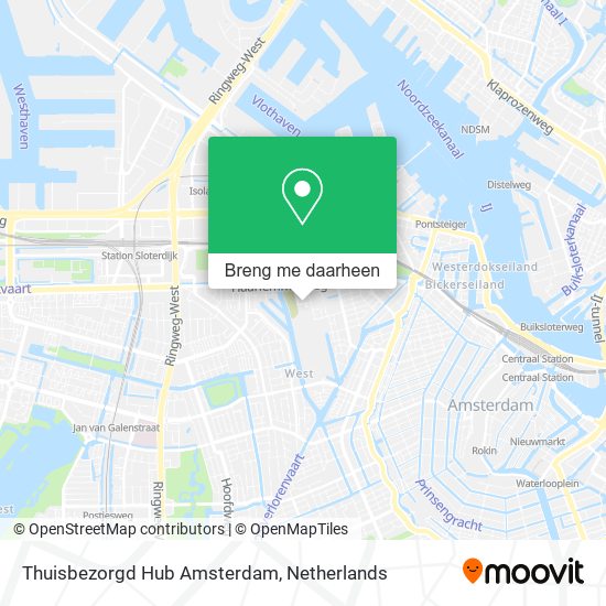 Thuisbezorgd Hub Amsterdam kaart