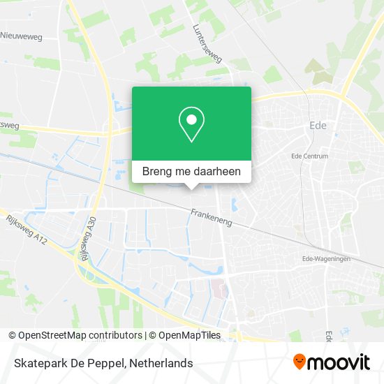 Skatepark De Peppel kaart