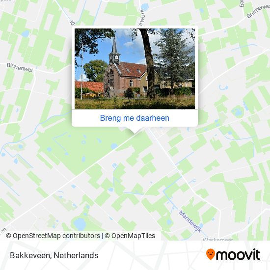 Bakkeveen kaart