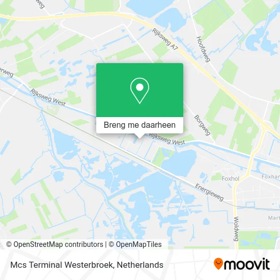 Mcs Terminal Westerbroek kaart